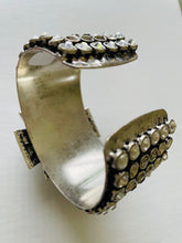 Load image into Gallery viewer, Studded Crystal Cross Cuff