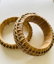 Load image into Gallery viewer, Natural Fibre Woven Bangle (wide or narrow)