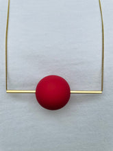 Load image into Gallery viewer, Ball & Bar Necklace (colours available)