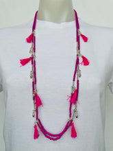 Load image into Gallery viewer, Bead & Tassel Necklace (other colours)