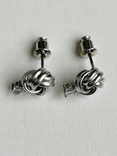 Load image into Gallery viewer, Knot &amp; Clear Crystal Earrings (check out other colours)
