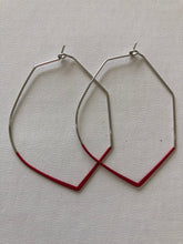 Load image into Gallery viewer, Geometric Hoop Earrings (other colours available)
