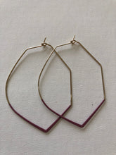 Load image into Gallery viewer, Geometric Hoop Earrings (other colours available)
