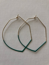 Load image into Gallery viewer, Geometric Hoop Earrings (other colours available)
