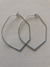 Load image into Gallery viewer, Geometric Hoop Earrings (other colours available)
