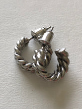 Load image into Gallery viewer, Dainty Twisted Hoop Earrings (silver option available)
