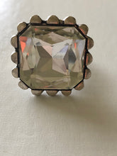 Load image into Gallery viewer, Comet Argent Crystal Frill Silver Ring (Gold also available)
