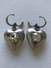 Load image into Gallery viewer, Crystal Heart Earrings (2 colour options)
