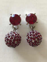 Load image into Gallery viewer, Crystal Ball Drop Earrings (2 colour options)
