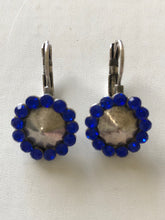 Load image into Gallery viewer, Crystal Flower Earrings (many colour options)
