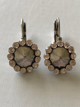 Load image into Gallery viewer, Crystal Flower Earrings (many colour options)
