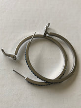 Load image into Gallery viewer, Crystal Hoop Earrings (many colour options)
