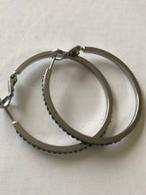 Load image into Gallery viewer, Crystal Hoop Earrings (many colour options)
