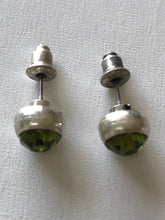 Load image into Gallery viewer, Olive Crystal Stud Earrings
