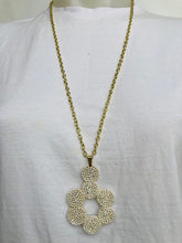 Load image into Gallery viewer, Vibrant Flower Bead Necklace (many colours)
