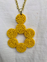 Load image into Gallery viewer, Vibrant Flower Bead Necklace (many colours)
