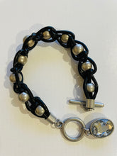 Load image into Gallery viewer, Threaded Silver Bead Bracelet
