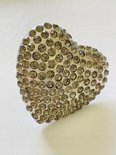 Load image into Gallery viewer, Crystal Encrusted Heart Ring
