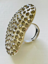 Load image into Gallery viewer, Crystal Encrusted Heart Ring
