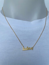 Load image into Gallery viewer, 'Taken' Necklace (gold or silver)
