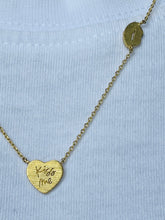 Load image into Gallery viewer, 'Kiss Me' Necklace (gold or silver)
