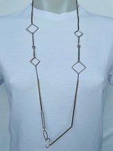 Load image into Gallery viewer, Circle, Diamond and Oval Necklace (4 colour options available)
