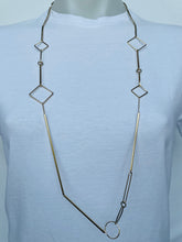 Load image into Gallery viewer, Circle, Diamond and Oval Necklace (4 colour options available)
