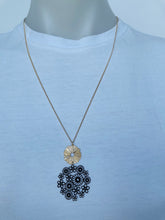 Load image into Gallery viewer, Floral &amp; Ring Necklace (lots of colours available)
