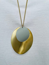 Load image into Gallery viewer, Double Disk Necklace (3 colours available)
