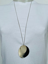 Load image into Gallery viewer, Double Disk Necklace (3 colours available)
