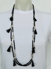Load image into Gallery viewer, Bead &amp; Tassel Necklace (other colours)
