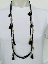 Load image into Gallery viewer, Bead &amp; Tassel Necklace (other colours)

