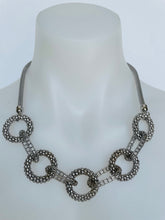 Load image into Gallery viewer, Circle &amp; Oval Link Necklace (gold or silver)
