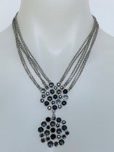 Load image into Gallery viewer, Twin Medallion Necklace (gold or silver)
