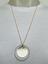 Load image into Gallery viewer, Ring and Circle Necklace (Gold or Silver)
